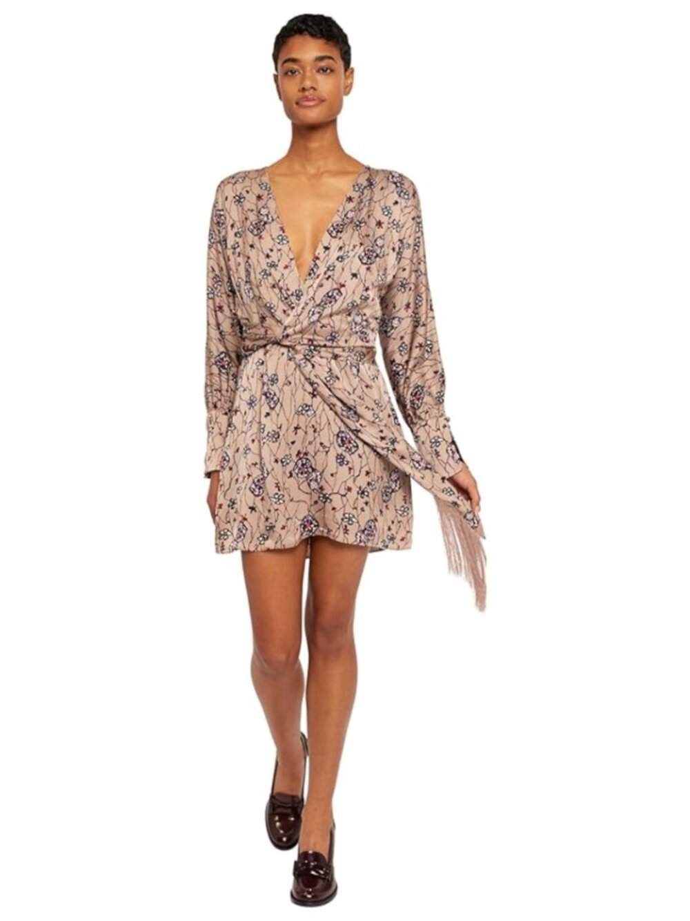 Joie | Ronnie Mini Dress in Natural/Multi